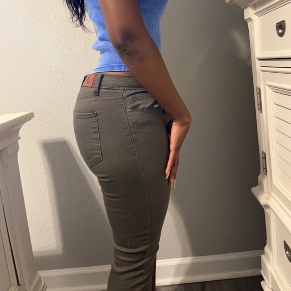 Jeans Olive Green Skinny Jeans Poshmark